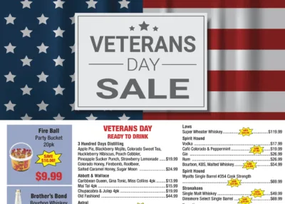 weekly ad 11-6-2025 verterans day sale