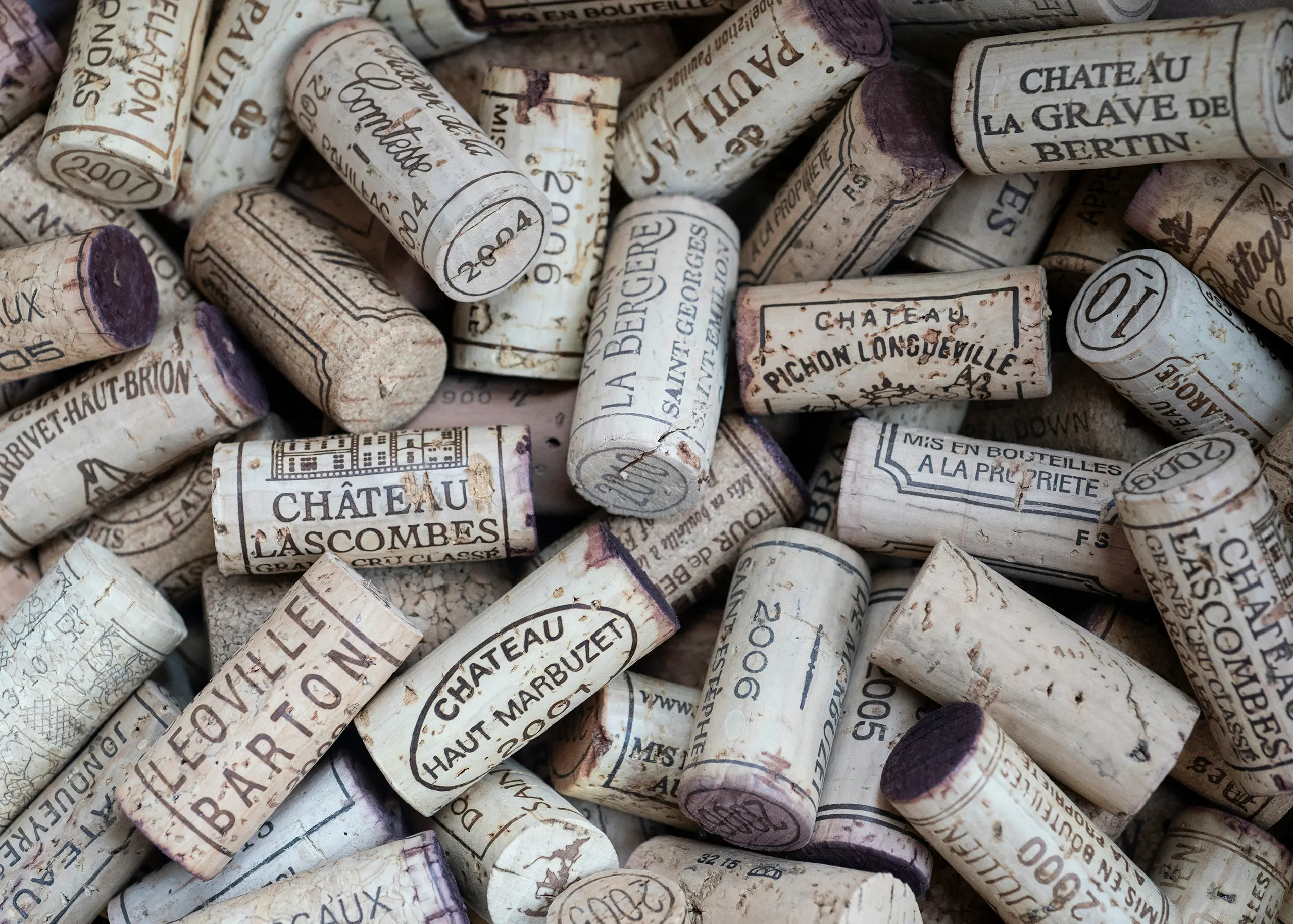 Bordeaux Wine corks