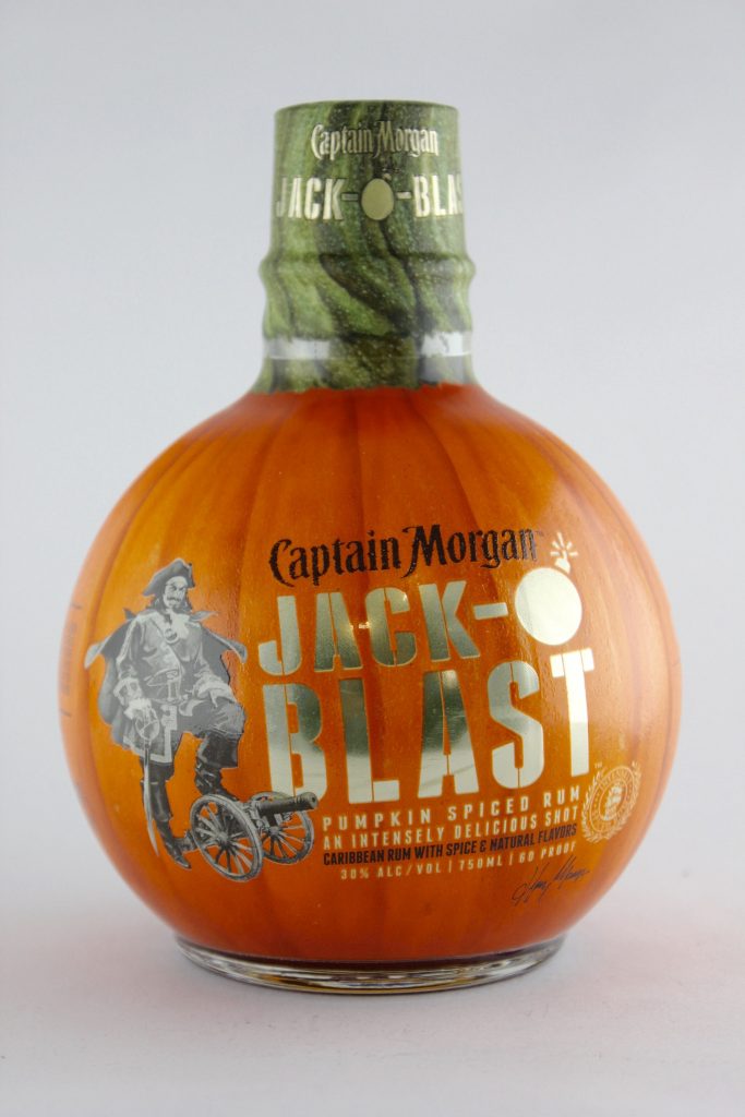 Captain JackO Blast, the original pumpkin spiced rum Wyatt's