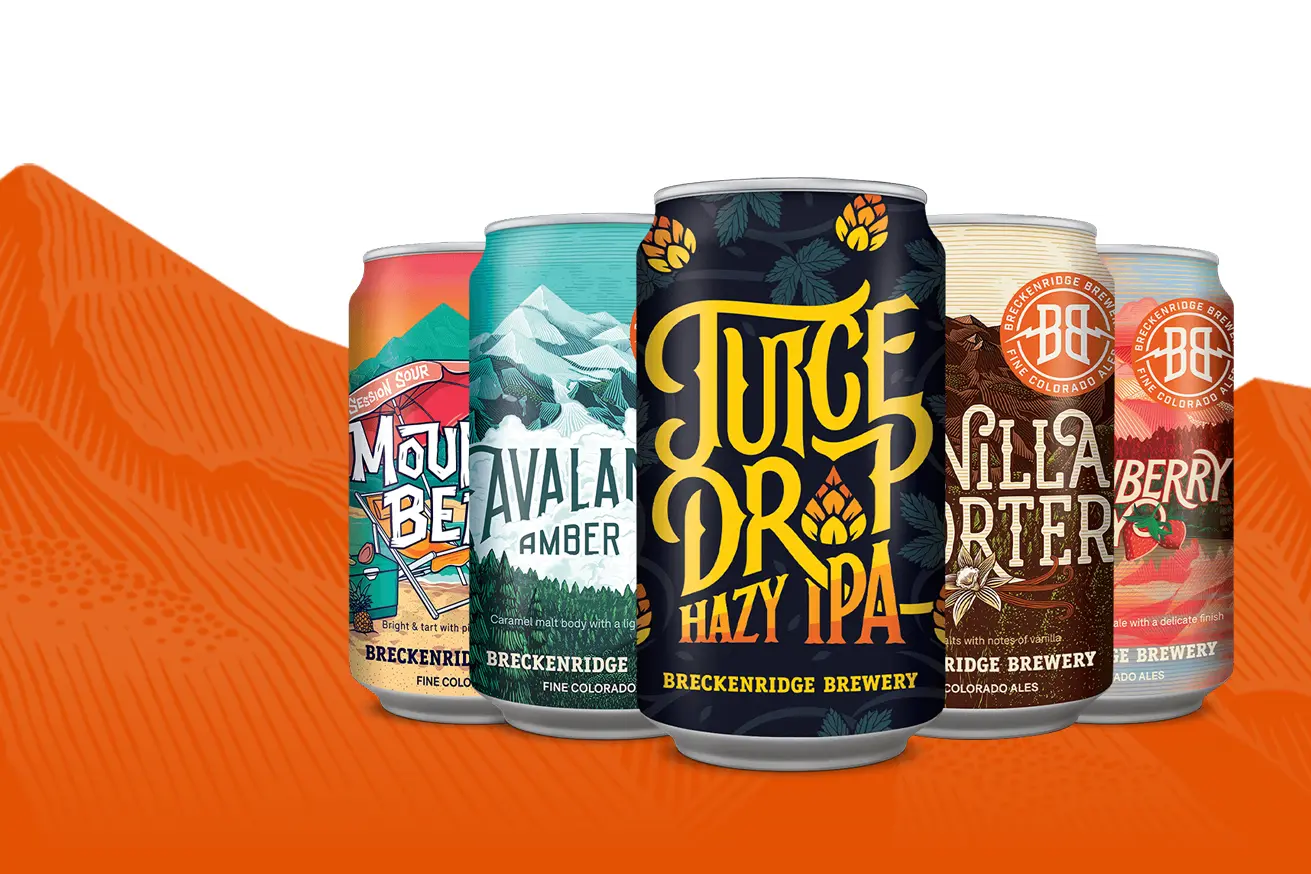 breckenridge beers on mountain backdrop v2