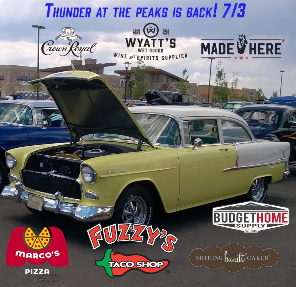Thunder At The Peaks July 3rd 10-2pm