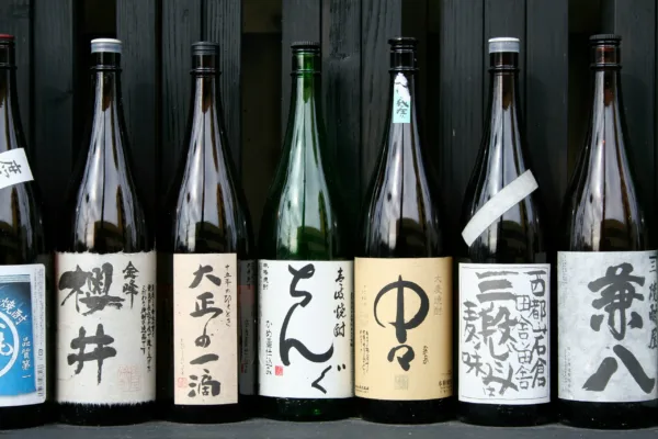 sake bottles