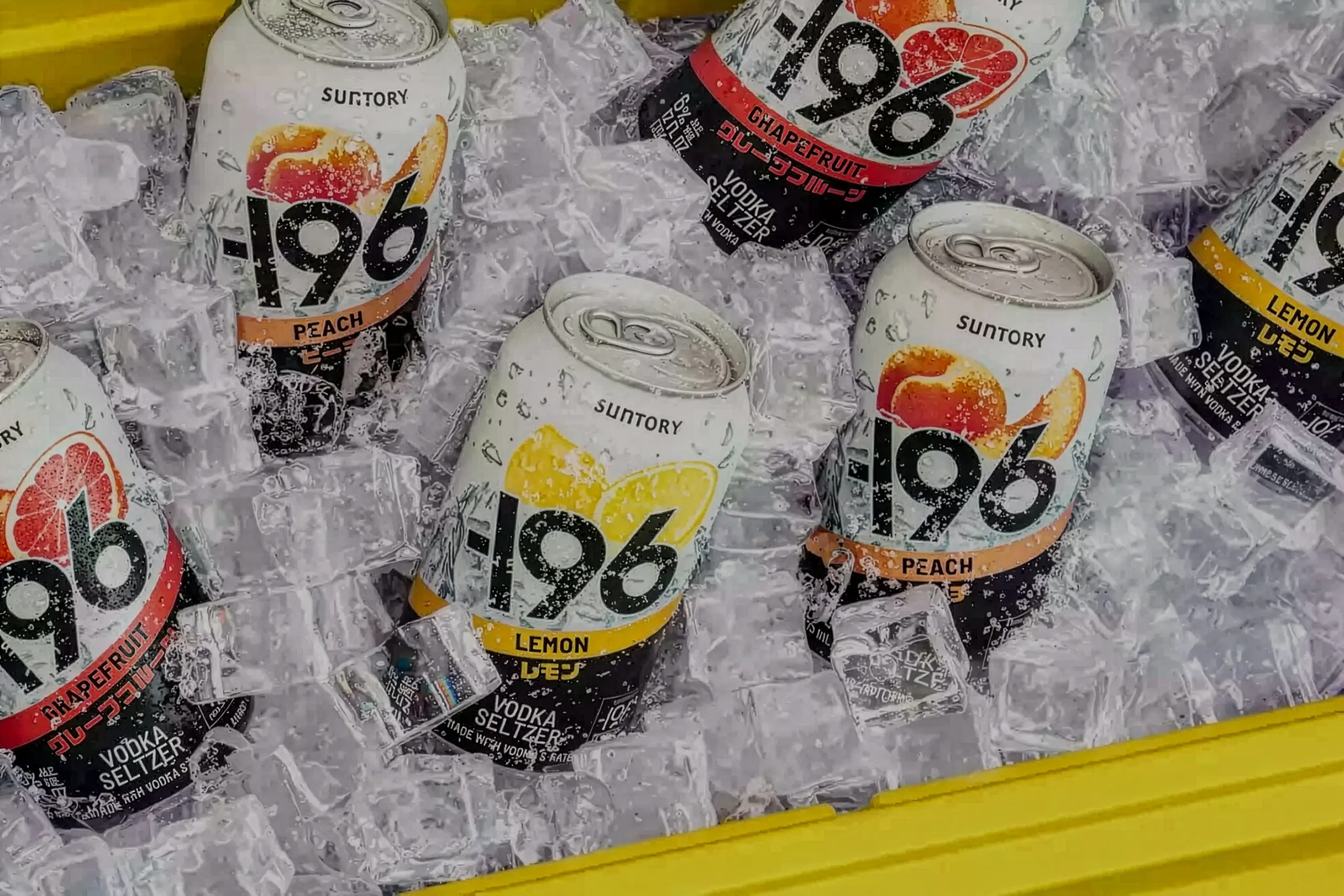 suntory 196 cans in ice