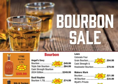 weekly ad 1-29-2026 bourbon sale