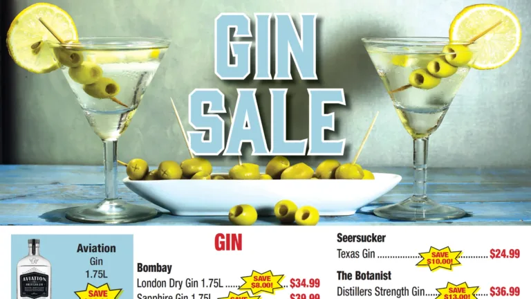 weekly ad 2-18-26 featured gin sale