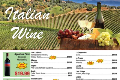 weekly ad 3-19-26 featured italian wines