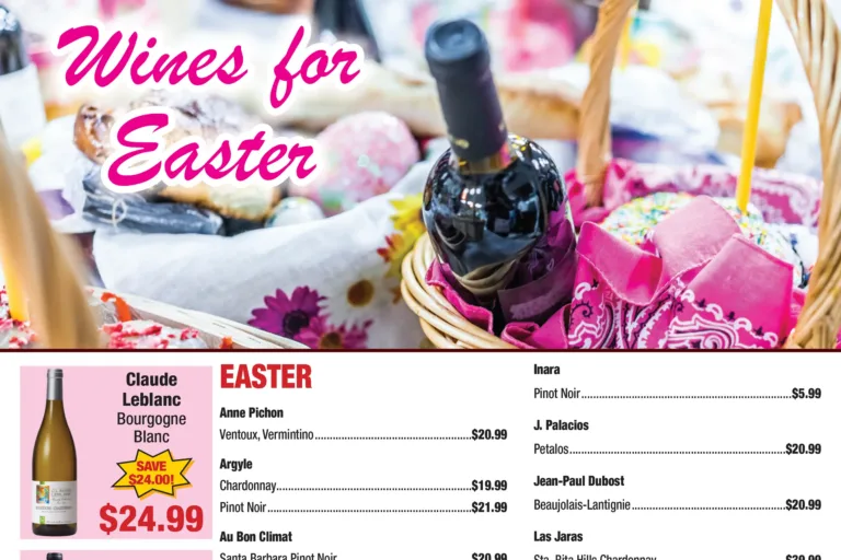 weekly ad 4-2-2026 featured easter wines