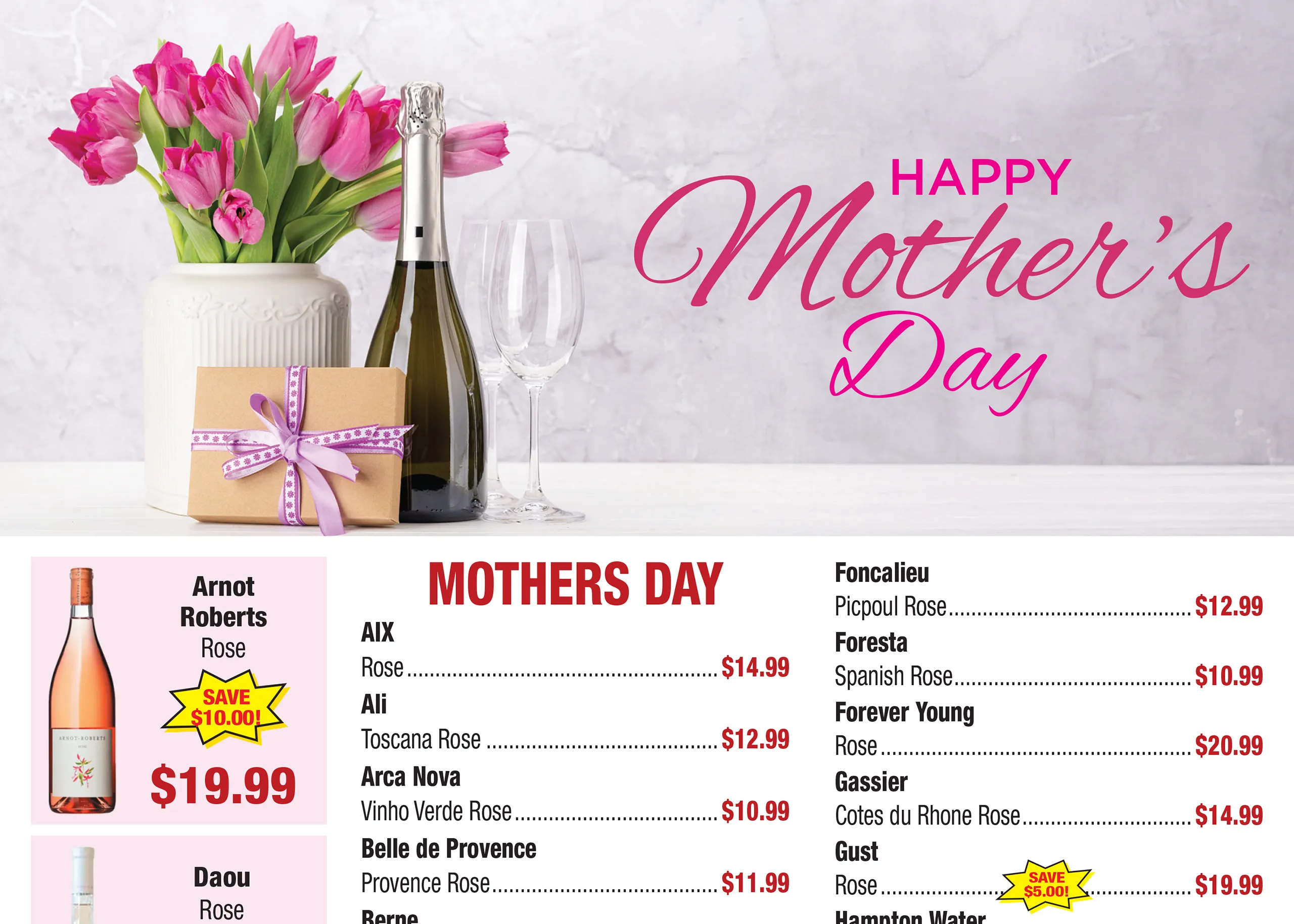 weekly ad 5-7-2026 featured mothers day wines