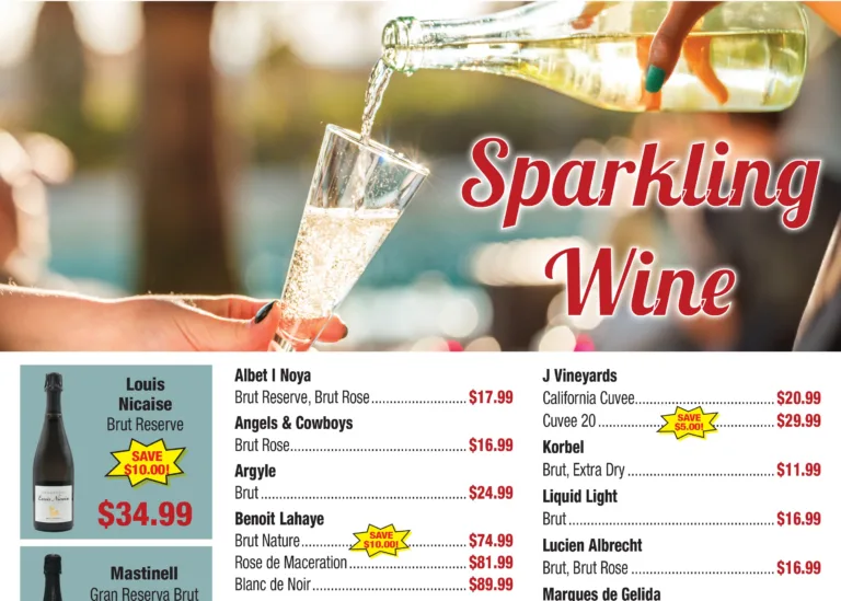 weekly ad may 14th 2026 featured sparkling wines